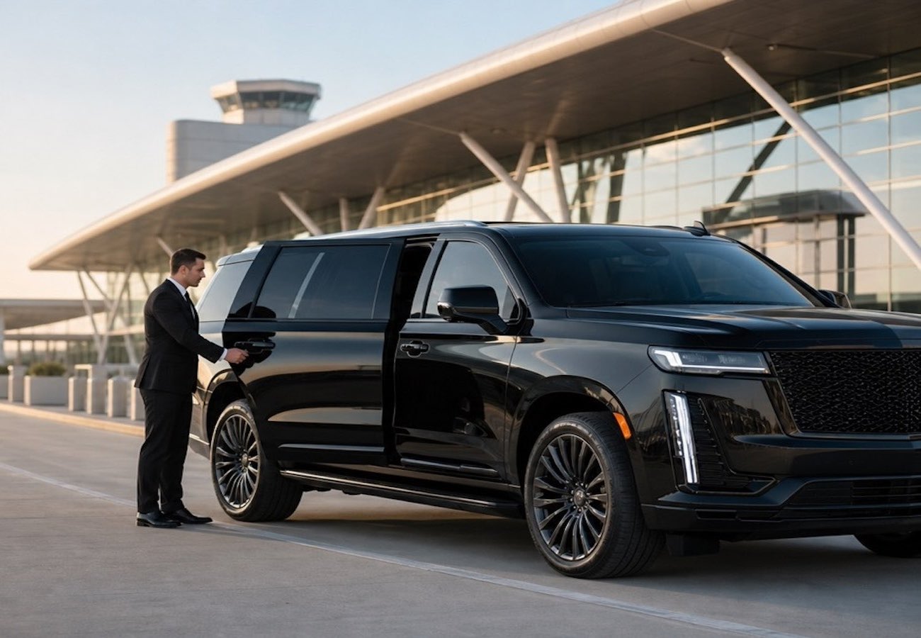 Luxury black SUV chauffeur service in Washington DC, Virginia and Maryland
