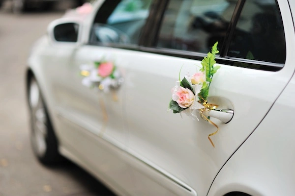 Limo service for wedding transportation